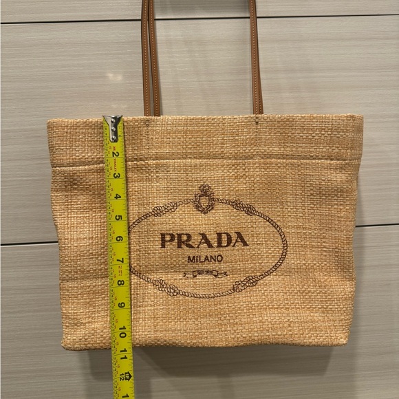 Prada Raffia/Straw Tote Bag - Picture 8 of 9